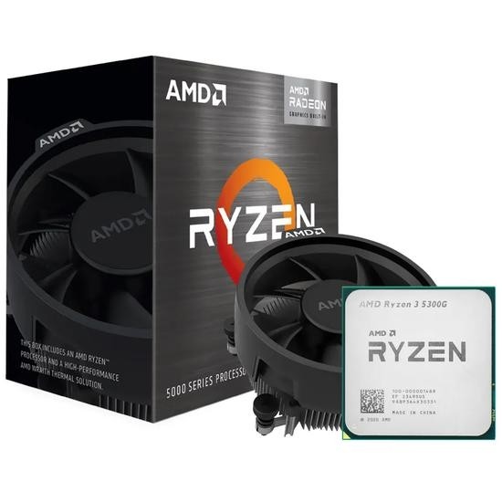 Processador AMD Ryzen 3 5300G 4.00GHZ (4.2GHz Max Turbo) 100-100000253BOX