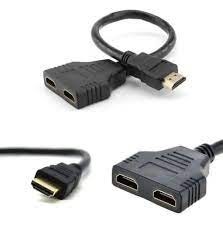 Cabo Adaptador Duplicador HDMI 1 Entrada 2 Saídas HDMI Duplo CB0160