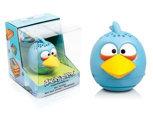 Caixa de Som Portátil Angry Birds Azul PG780G