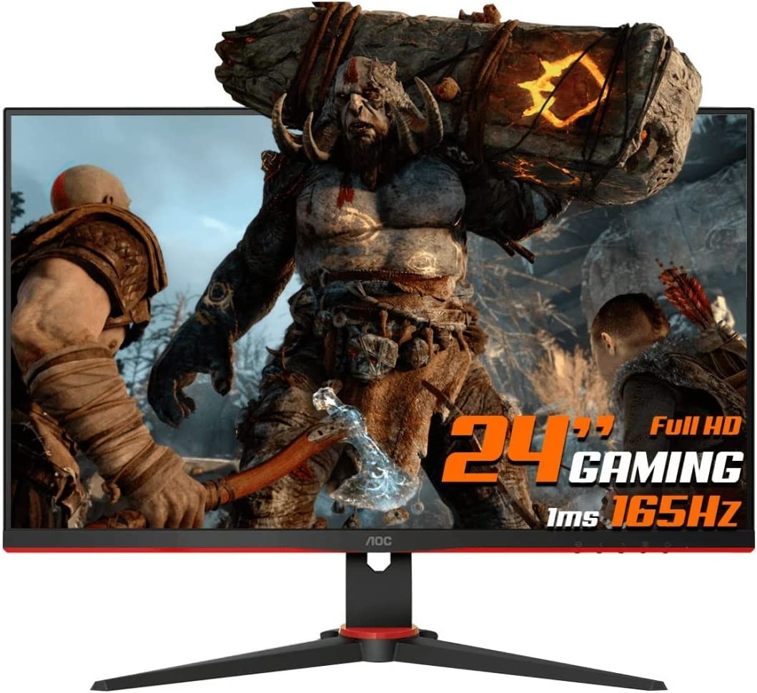 Monitor Gamer AOC Viper 23,8" 24G2SE  Full HD, HDMI/Display Port, 165Hz, 1ms 