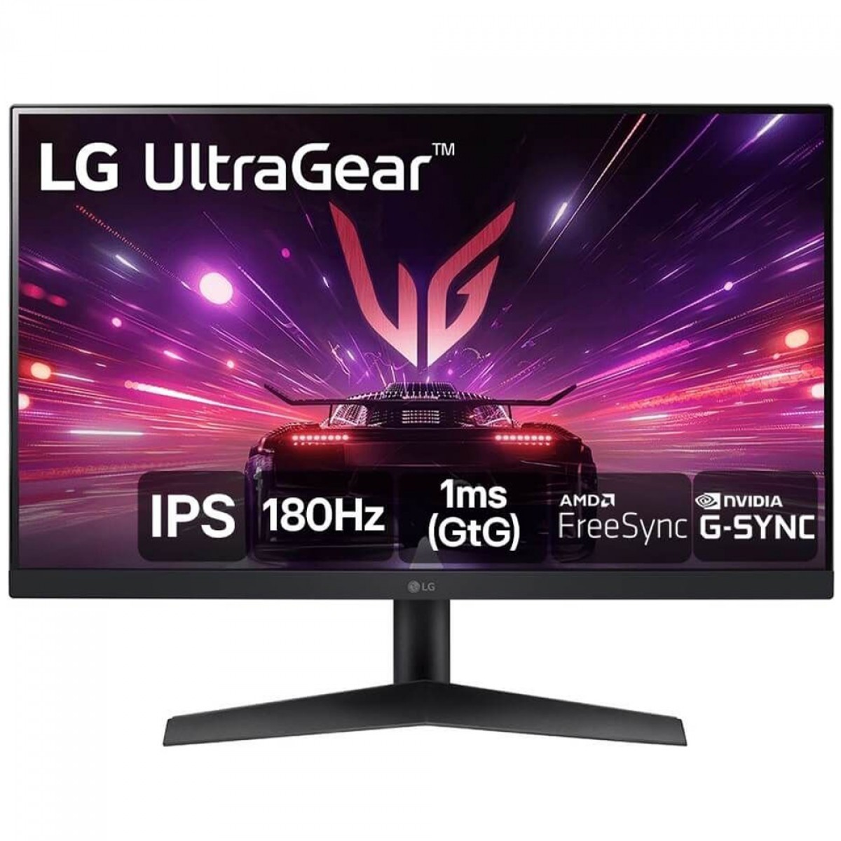 Monitor Gamer LG 24" Ultragear FHD, IPS, 180Hz,  24GS60F-B