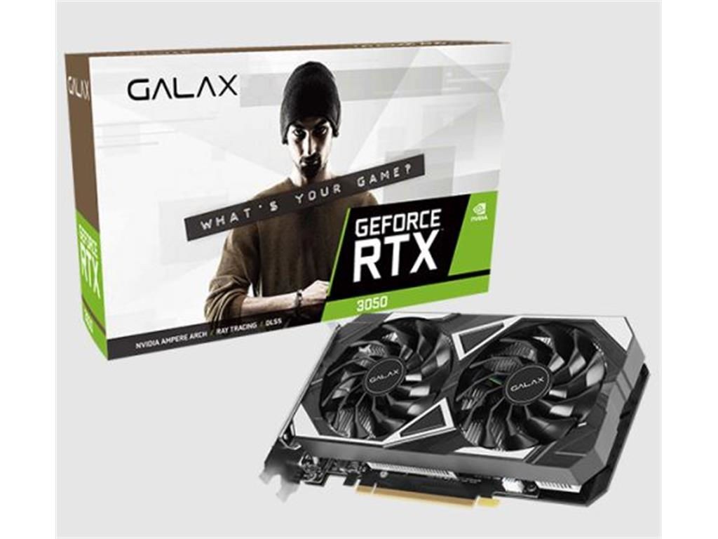 Placa de Video PCIE Galax  6GB GeForce RTX 3050 Ex  GDDR6 96 Bits - 35NRLDHP9OID