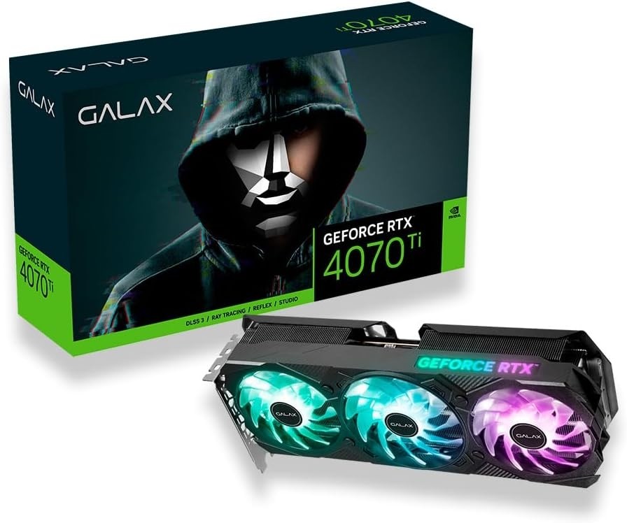 Placa de Video Galax 12GB GeForce RTX 4070 Ti EX Gamer  V2 1-Click OC, 12GB, GDDR6X, 192-BIT, 47IOM7MD7ADT