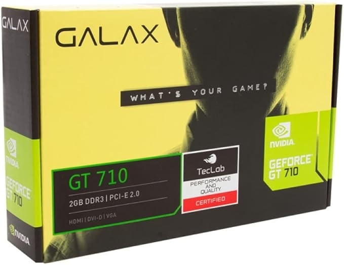 Placa de Video PCIE Galax 2GB GeForce GT 710  71GPF4HI00GX