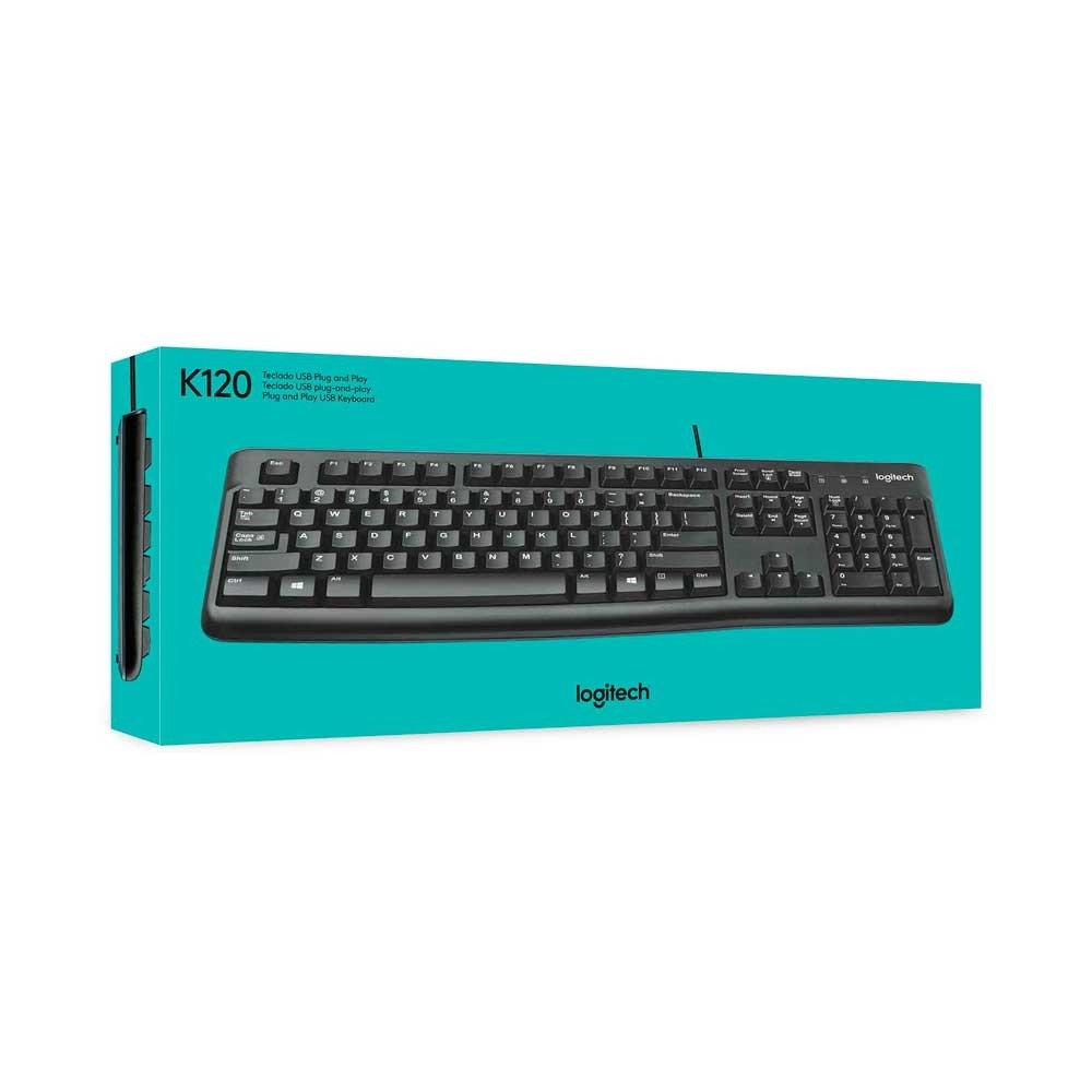 Teclado USB Logitech K120 Cod: 920-004423