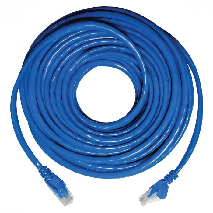 Cabo de Rede Patch Cord CCA CFTV Seclan Azul CAT5E 15M CY-PC15.0M-5-BL