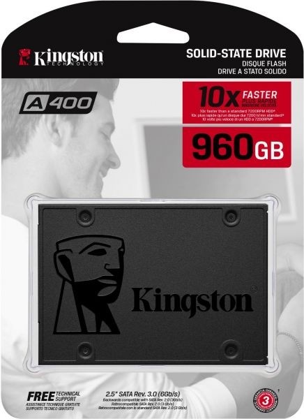 HD SSD 960GB Kingston  A400 SA400S37/960G           
