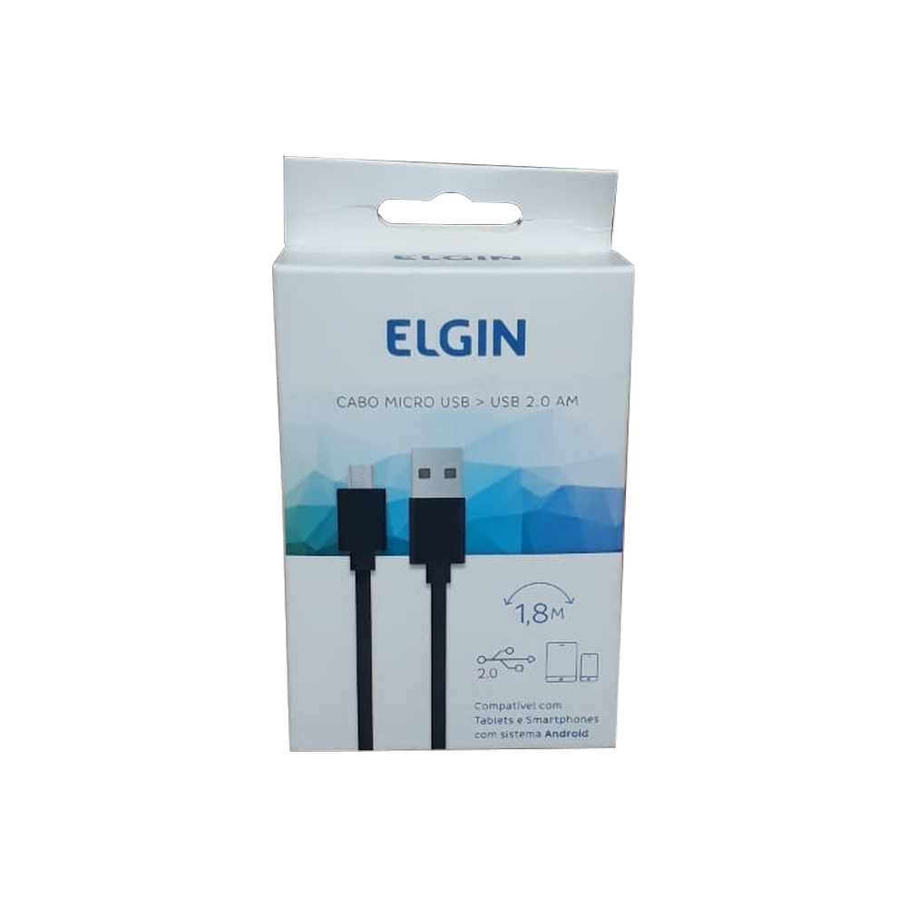 Cabo Micro USB X USB 2.0 AM Elgin Cod: HN01