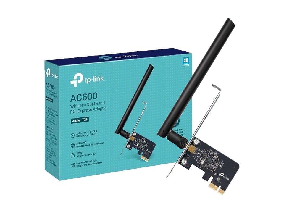 Placa de Rede Wireless TP-LINK Archer T2E Dual Band  AC600