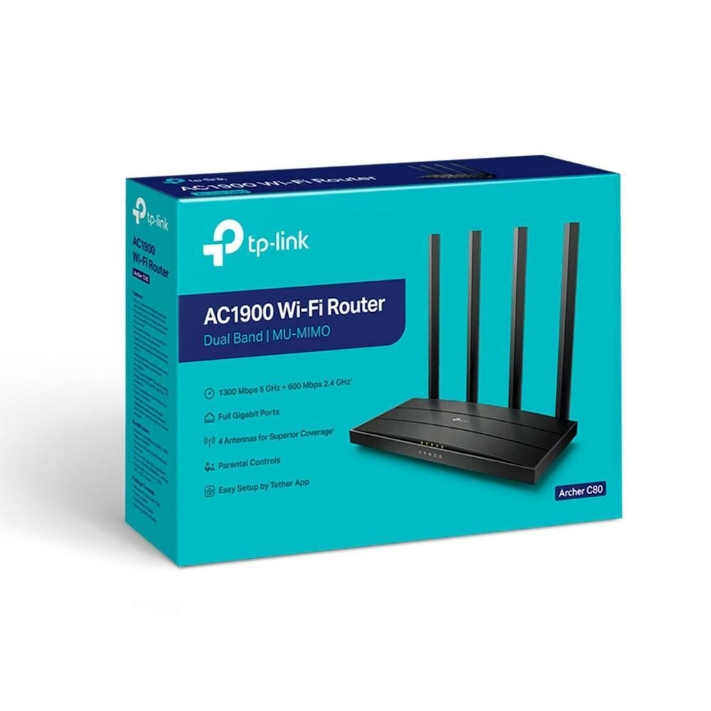 Roteador Tp-Link Wireless AC1900 Archer C80 MU-MIMO