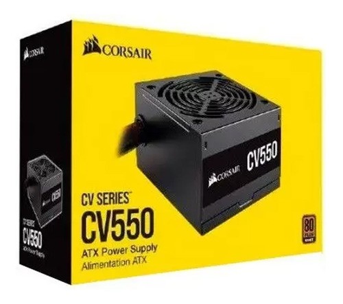 Fonte Corsair CV Series 550W 80 Plus Bronze CP-9020210-BR  