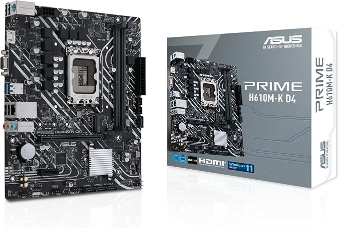 Placa Mãe Asus Prime H610M-K D4 DDR4 Lga 1700