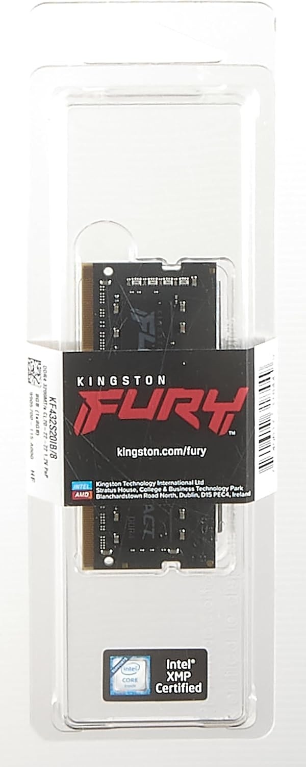 Memoria Kingston Fury Impact NoteBook 8GB DDR4 3200 MHZ KF432S20IB/8 