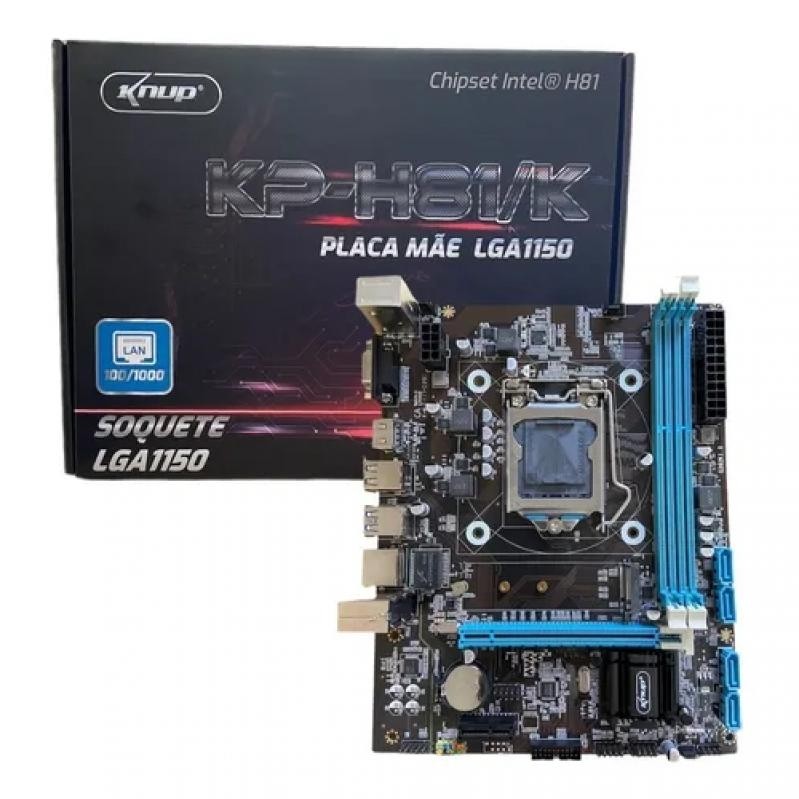 Placa Mãe Knup KP-H81/K  LGA 1150 DDR3