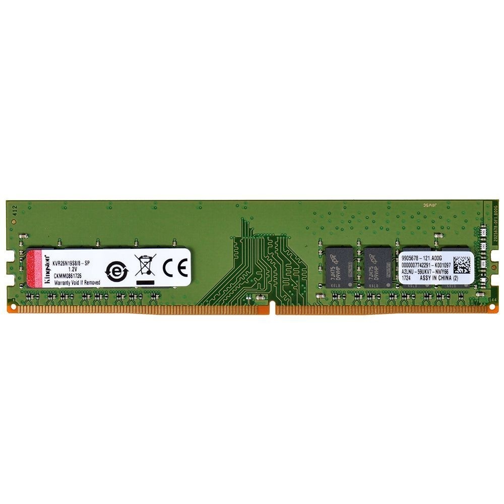 Memoria Kingston 8GB DDR4 2666 Mhz KVR26N19S6/8 