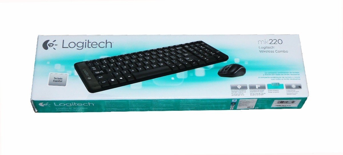 Teclado e Mouse Logitech MK220 Wireless Cod: 920-004431