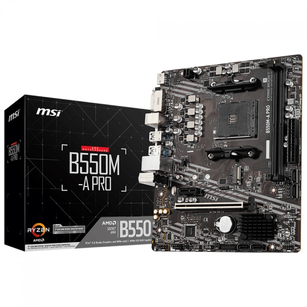 Placa Mãe MSI B550M-A  Pro  AMD AM4 DDR4 