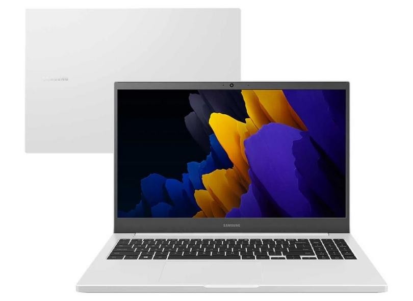 Notebook Samsung Book i3-1115G4, 8GB RAM, SSD 256GB + HD 1TB  Branco Windows 11 Home NP550XDA-KV4BR