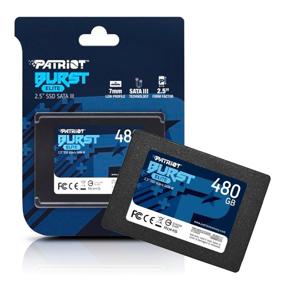HD SSD 480GB Patriot Burst Elite PBE480GS25SSDR 