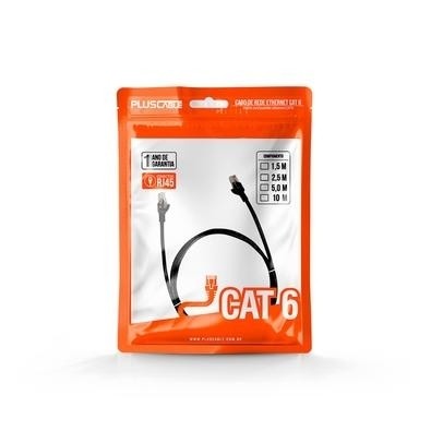 Patch Cord Plus Cable Cat.6 Preto 1.5M PC-ETH6U15BK
