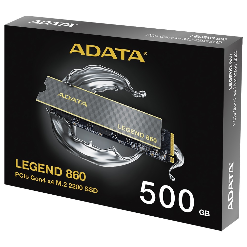 HD SSD 500GB M.2  Adata NVMe 2280 Legend 860 Gen 4x4 SLEG-860-500GCS
