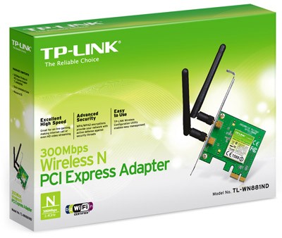 Placa de Rede Wireless TP-LINK TL-WN881ND