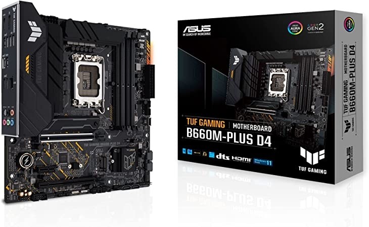 Placa Mãe Asus Tuf Gaming B660M-Plus D4 LGA 1700 Alder Lake