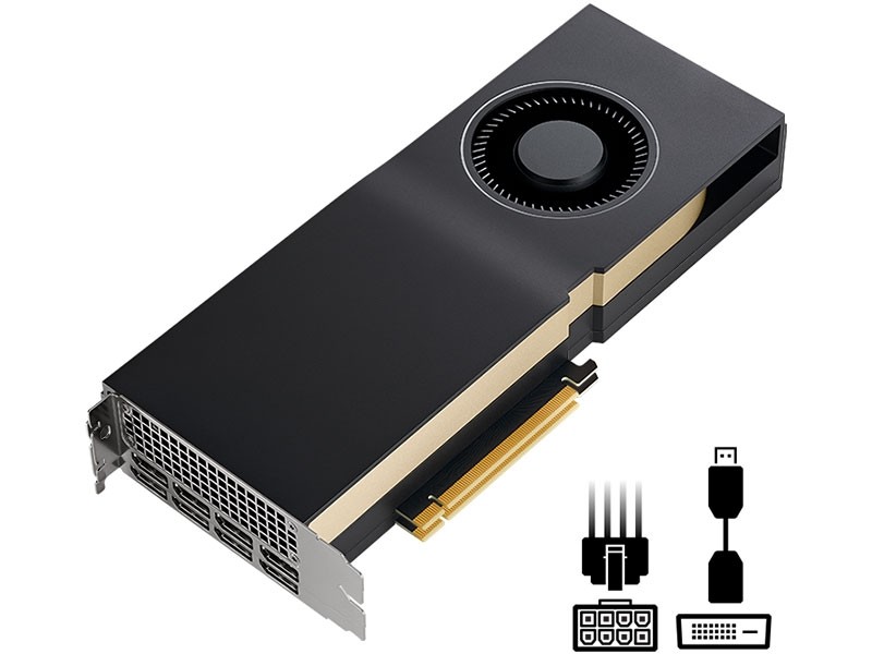 Placa de Video PCIE PNY 24GB Quadro RTX A5000 384 Bits VCNRTXA5000-PB