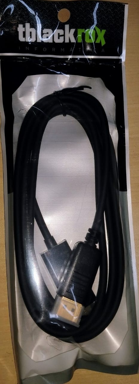 Cabo Display Port X HDMI Tblackrox 1,8m Cod:1.170.116