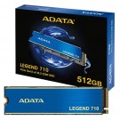 HD SSD 512GB M.2 Adata NVMe 2280 Legend 710 ALEG-710-512GCS 