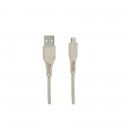 Cabo USB X Tipo C Eco Bege Dual Comp 1 metro cod 3.1.458