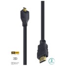 Cabo Micro HDMI X HDMI 4K 2M VINIK - H20MC-2