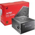 Fonte Adata XPG Pylon  550W 80 Plus Bronze PYLON550B-BKCBR