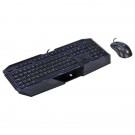 Teclado e Mouse Hp USB Gamer GK1100 Led Azul Cod: 7JH30AA#AC4