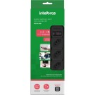 Filtro de Linha Intelbras 4 Tomadas + 2 USB EPE 204 3 Metros Preto 4824207